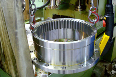 Gear coupling production