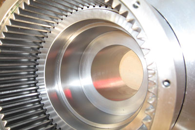 Close-up of gearing